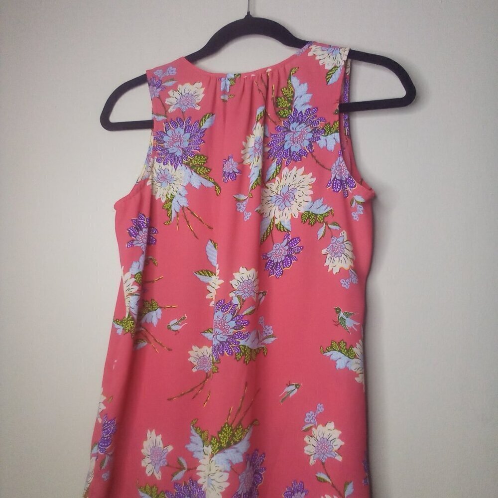 Rose & Olive Blouse Shirt XS Women Sleeveless Floral Print Colorful - Picture 4 of 16